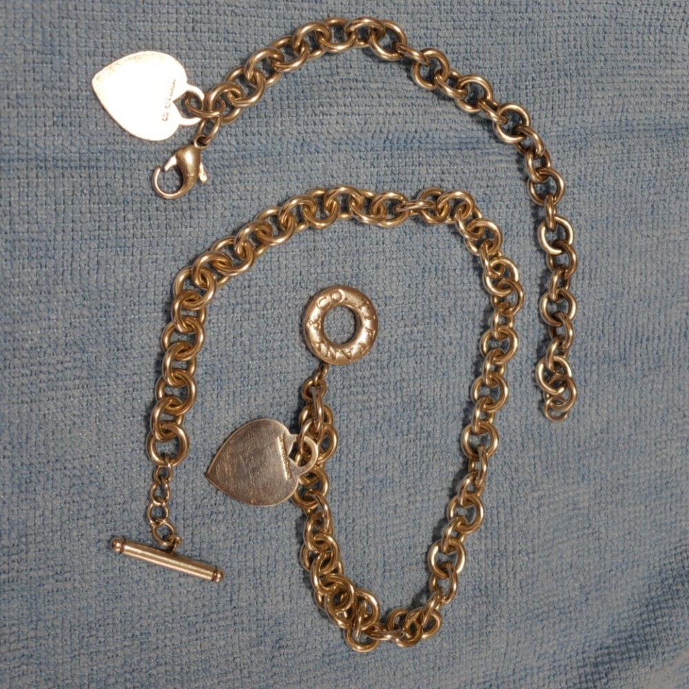 Tiffany and Co.  Heart tag set.